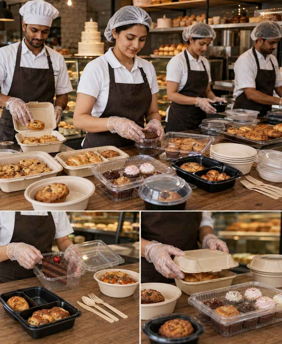 Packaging solutions for bakeries and desserts