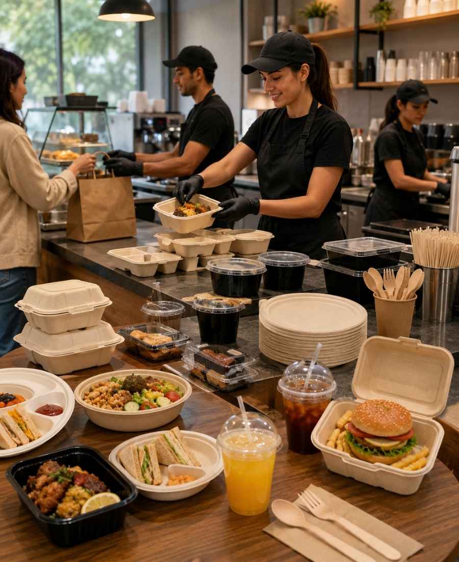 Packaging solutions for cafes and beverage businesses