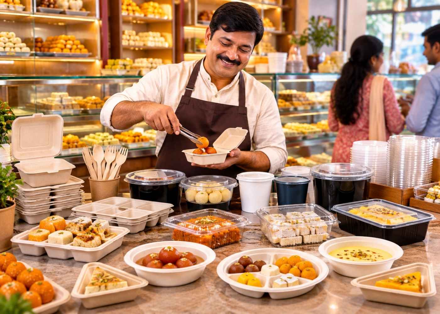 Packaging solutions for sweet shops